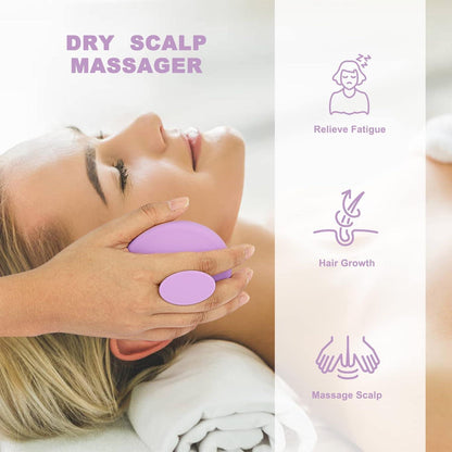 Silikon Kopfhaut Massagebürste Shampoo Bürste für Haarwachstum