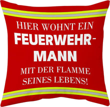 Feuerwehr Geschenk Kissenbezug Lustig 45x45cm für Männer