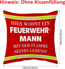 Feuerwehr Kissenbezug Lustiges Geschenk Männer Geburtstag