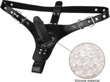 Strap On Dildo 13.5 cm Schwarz Silikon Umschnallpenis Frauen