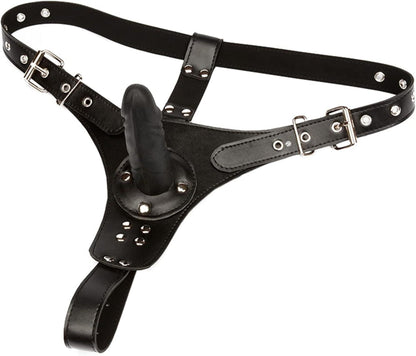 Strap On Dildo Umschnall für Frauen Silikon 13.5 cm Schwarz