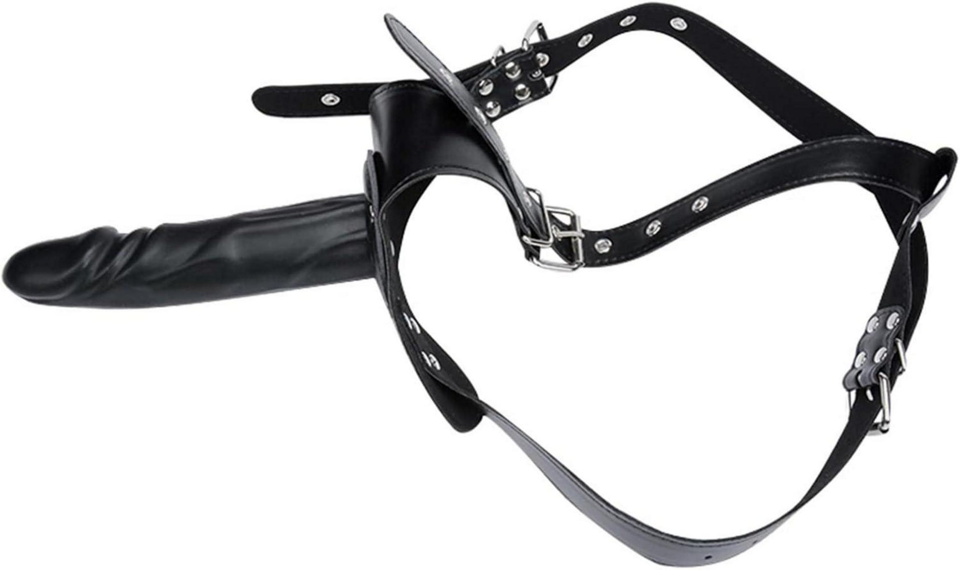 BDSMJOY 13.5 cm Strap On Dildo Umschnallpenis Frauen Silikon Verstellbar Strapon Anal Dildo Tanga Sex Spielzeug Paare Schwarz