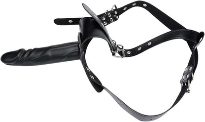 BDSMJOY 13.5 cm Strap On Dildo Umschnallpenis Frauen Silikon Verstellbar Strapon Anal Dildo Tanga Sex Spielzeug Paare Schwarz