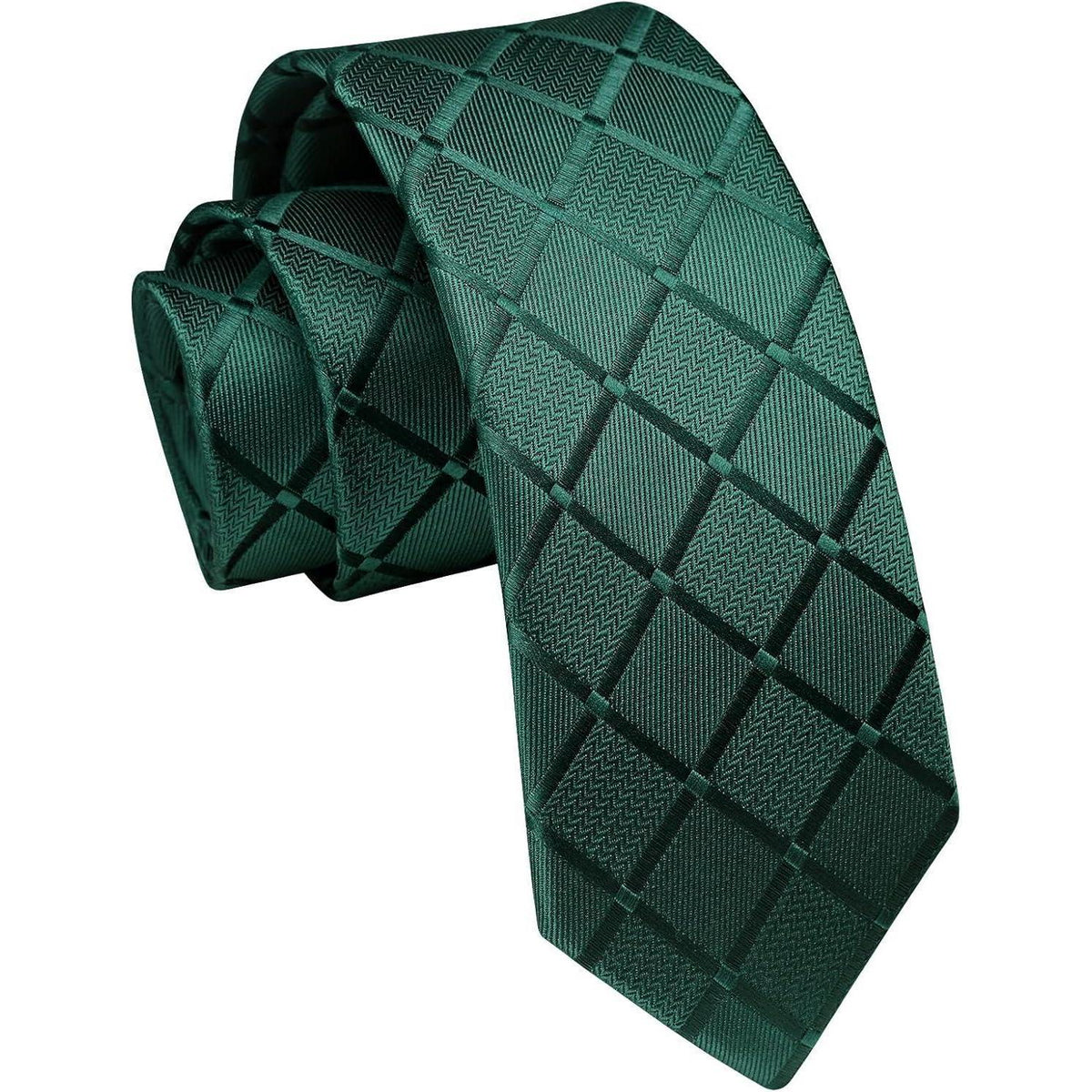 Herren Krawatte schmal 6cm Seide Paisley/Karriert/Gestreift für Business & Hochzeit