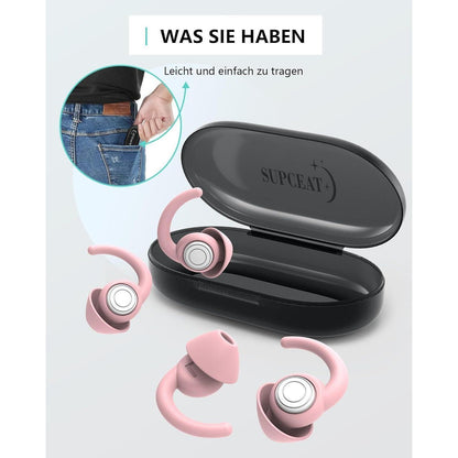 Schlaf-Ohrstöpsel Silikon S/L – Geräuschreduzierung & Komfort