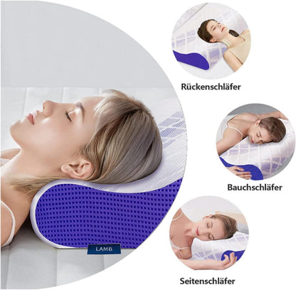 LAMB Memory Foam Kopfkissen 2er Set