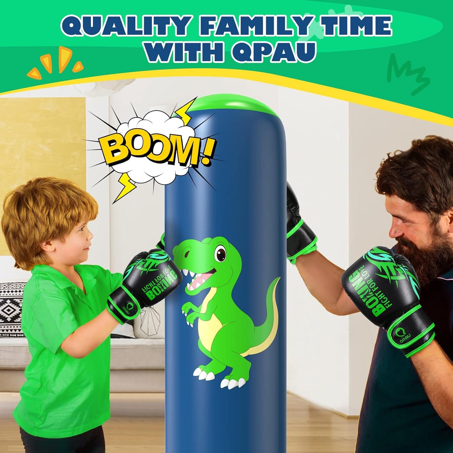 Boxsack Kinder Aufblasbar MMA Karate Taekwondo Geschenke Jungen Mädchen