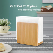 Serviettenhalter Holz Rustikal Küche Esstisch Bambus 14 cm