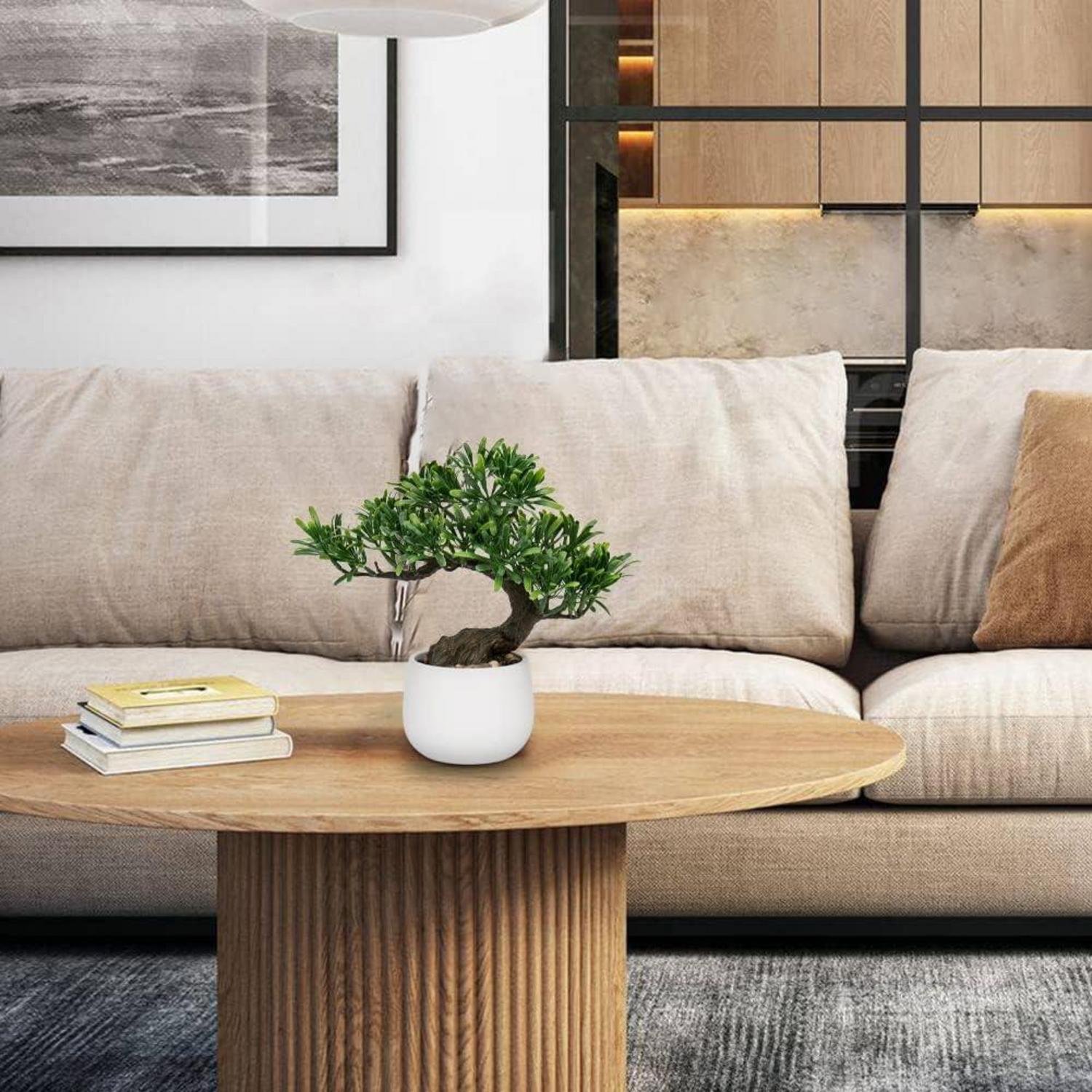 25cm Kunstbonsai Baum Keramiktopf Künstliche Pflanze Wohnzimmer Deko