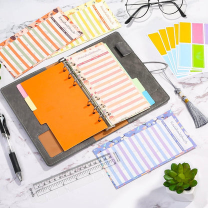 A6 Budget Planner PU Leder Geld Organizer Sparassistent