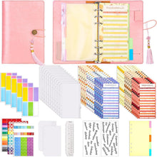 A6 Budget Binder PU Leder Haushaltsbuch Geld Organizer