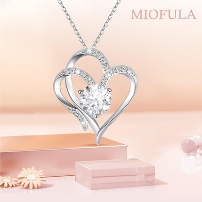 Ewige Rose Engel Figur mit LED Licht & Halskette in Geschenkbox