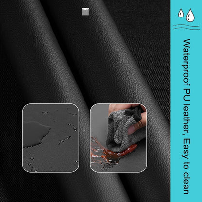 Magnetischer Auto Mülleimer aus hochwertigem PU-Leder für