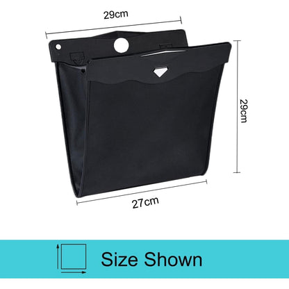 Magnetischer Auto Mülleimer aus hochwertigem PU-Leder für