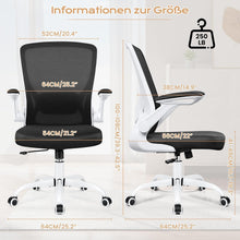Ergonomischer Bürostuhl mit Klappbaren