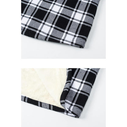 Herren Thermohemd mit Innenfleece – Schwarz