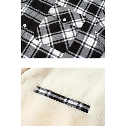 Herren Thermohemd mit Innenfleece – Schwarz