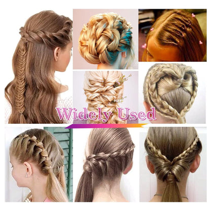 Haar Twister Werkzeug Set Spiral Flechten DIY Styling Schwarz
