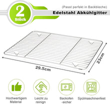 Onader Abkühlgitter 2er Set Edelstahl
