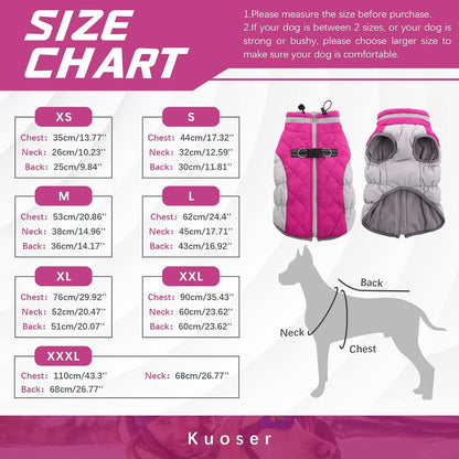 Wasserdichter Hundemantel Winterjacke für kleine mittlere