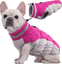 Wasserdichter Hundemantel Winterjacke Fleece Gefüttert Reflektierend