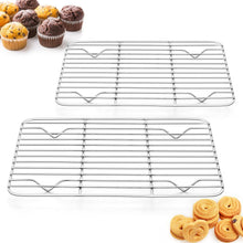 Auskühlgitter Set Edelstahl für Backen/Grillen 21,5x16cm
