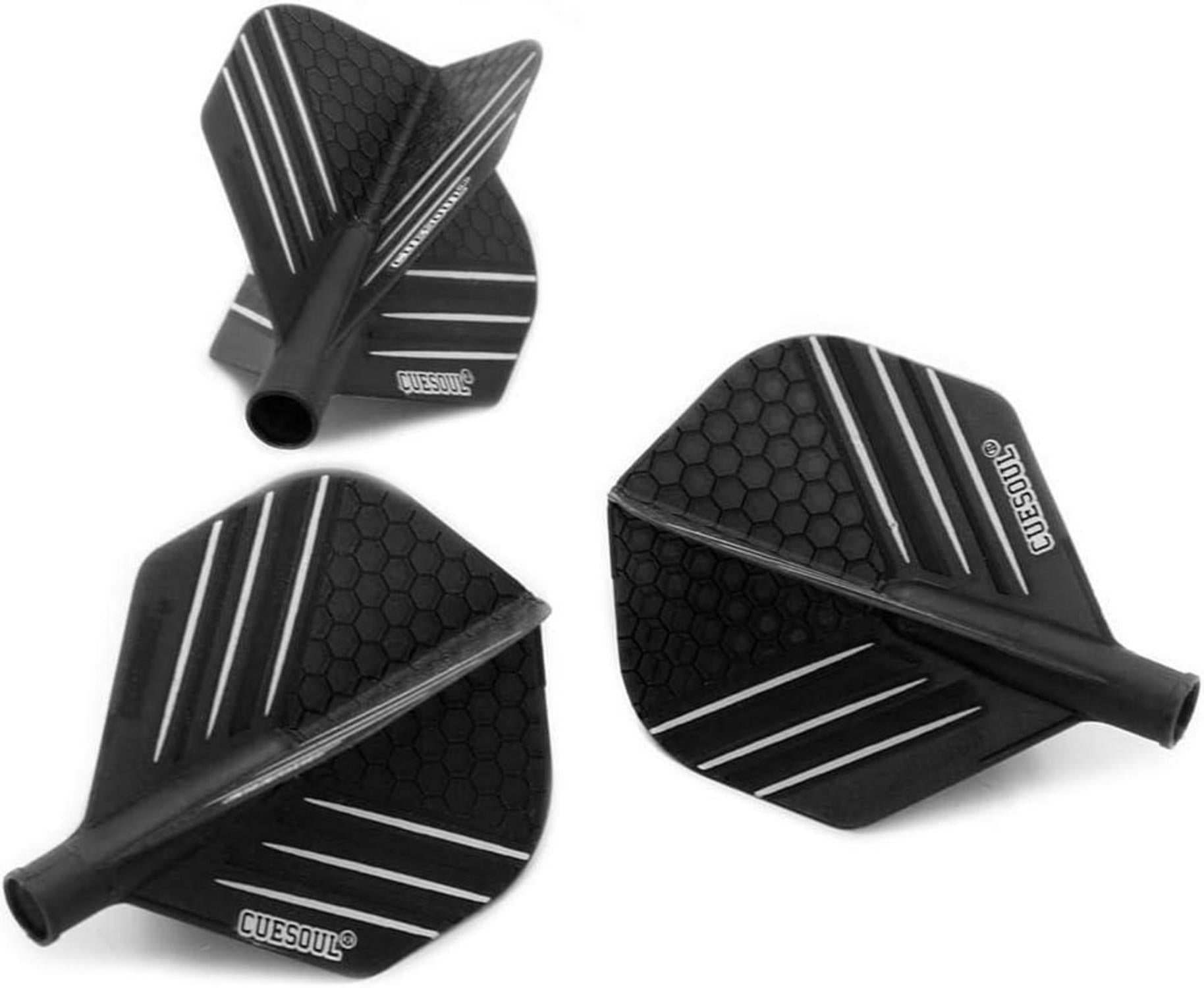 CUESOUL TERO AK4 Dart Flights 3er Set Standard/Slim schwarz attractiv Muster