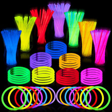 Knicklichter Party Set Neon Leuchtstäbe Kinder Geburtstag Hochzeit