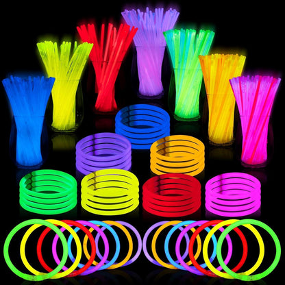 Knicklichter Party Set Neon Leuchtstäbe Kinder Geburtstag Hochzeit