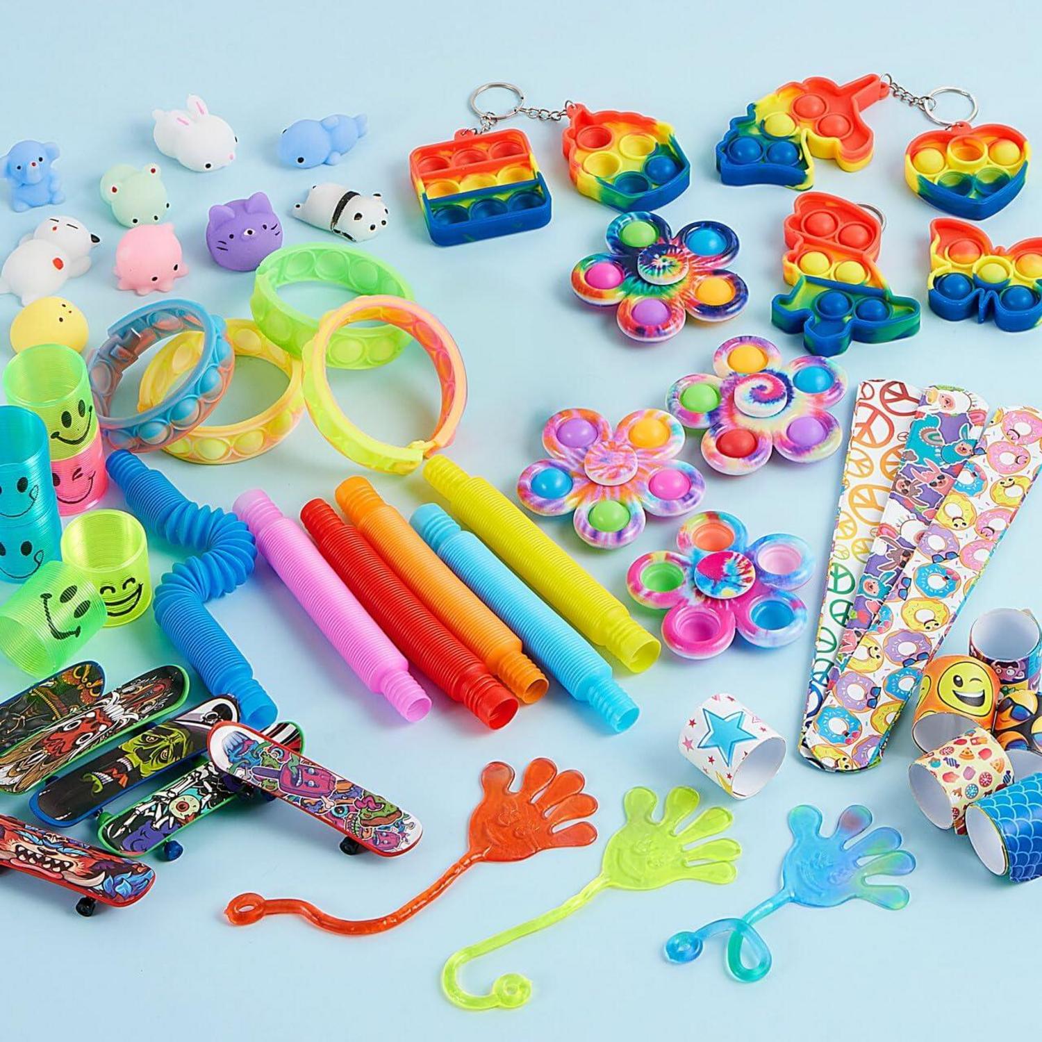 Kindergeburtstag Mitgebsel Set 60 Stück Party Fidget Spielzeug
