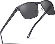 Polarisierte UV400 Metall-Sonnenbrille Sportbrille Herren Kategorie 3