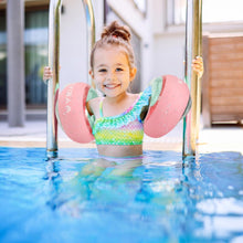 Schwimmflügel Baby 1-6 Jahre 6-20Kgs Rosa XS S 3 Airbags