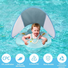 Baby Schwimmring mit Sonnendach SPF 50+ | Schwimmhilfe 6-36