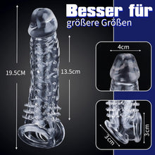 Penishülle mit Verdicktem Hodenring für Penisvergrößerung