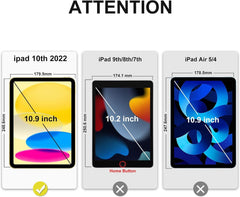 Schutzglas für iPad 10 Generation 2022 9H-Härtefolie 3er Set