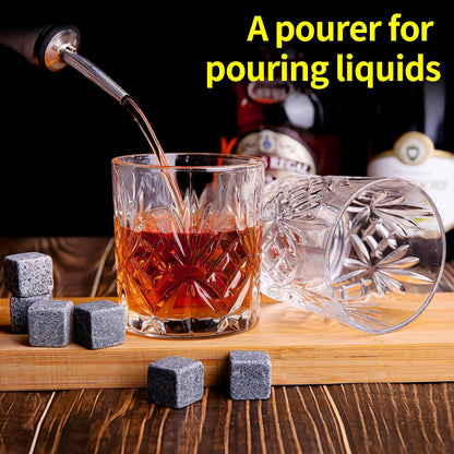 2er Set Crystal Whisky Gläser 30cl Old Fashioned Bourbon