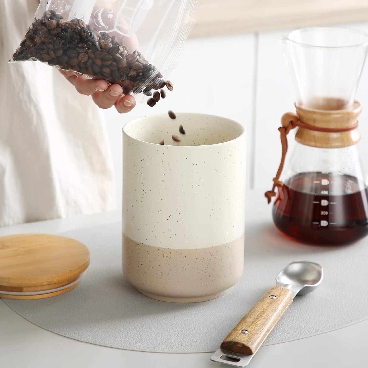 Vancasso Keramik Vorratsdosen Luftdichter Deckel Tee Kaffee Zucker 1120ml