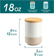 Vancasso Keramik Vorratsdosen luftdichter Deckel 550ml 3er