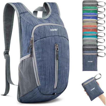 Leichter 10L Wanderrucksack faltbar, Dunkelblau