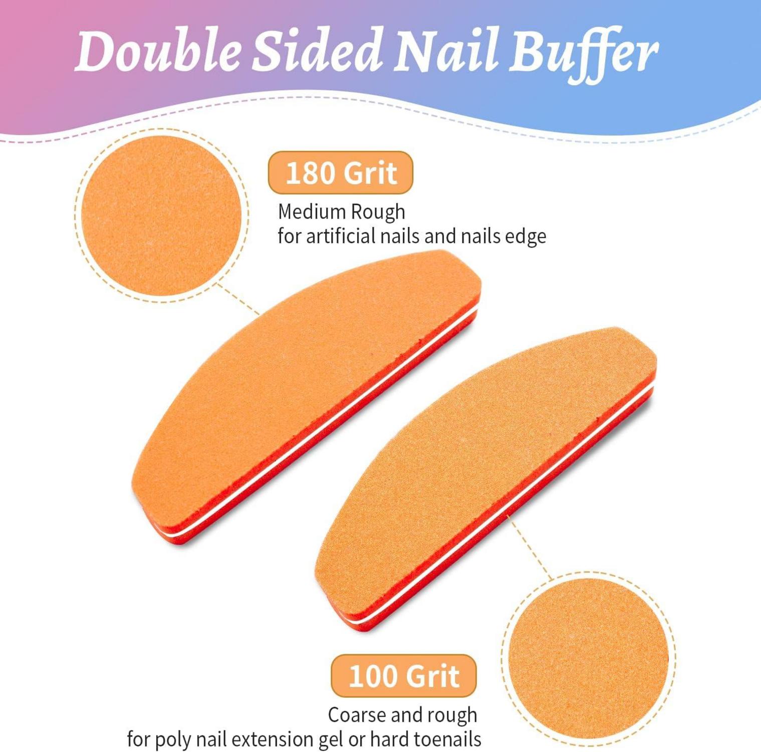 Nagelpuffer doppelseitig 100/180 für Naturnägel