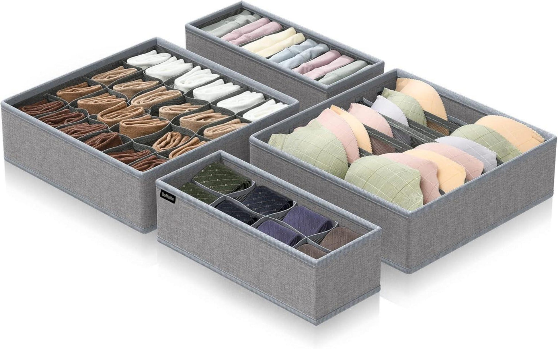 Schubladen Organizer Set Aufbewahrungsbox BH Socken Kommoden