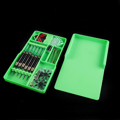 Profi Dartpfeile Set 24g Steeldarts Aluminium Schaft 12 Flights grün