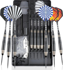 Dartpfeile 24g Profi Steeldarts Aluminium Schaft Flights Zubehör Set