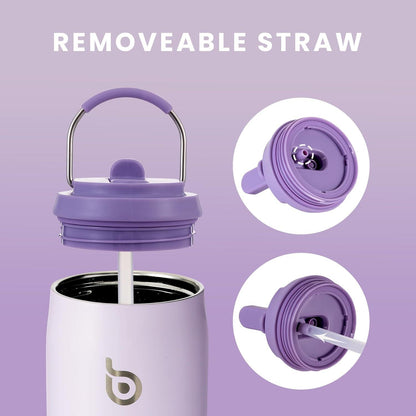 Stainless Steel Water Bottle 32oz Vacuum Insulated Flask Purple