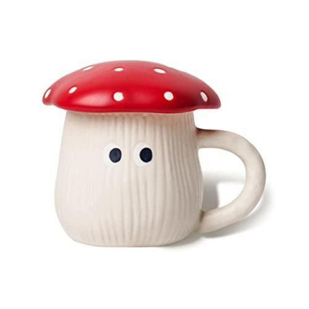 Pilzbecher mit Deckel – Handgemachte Keramiktasse 300ml
