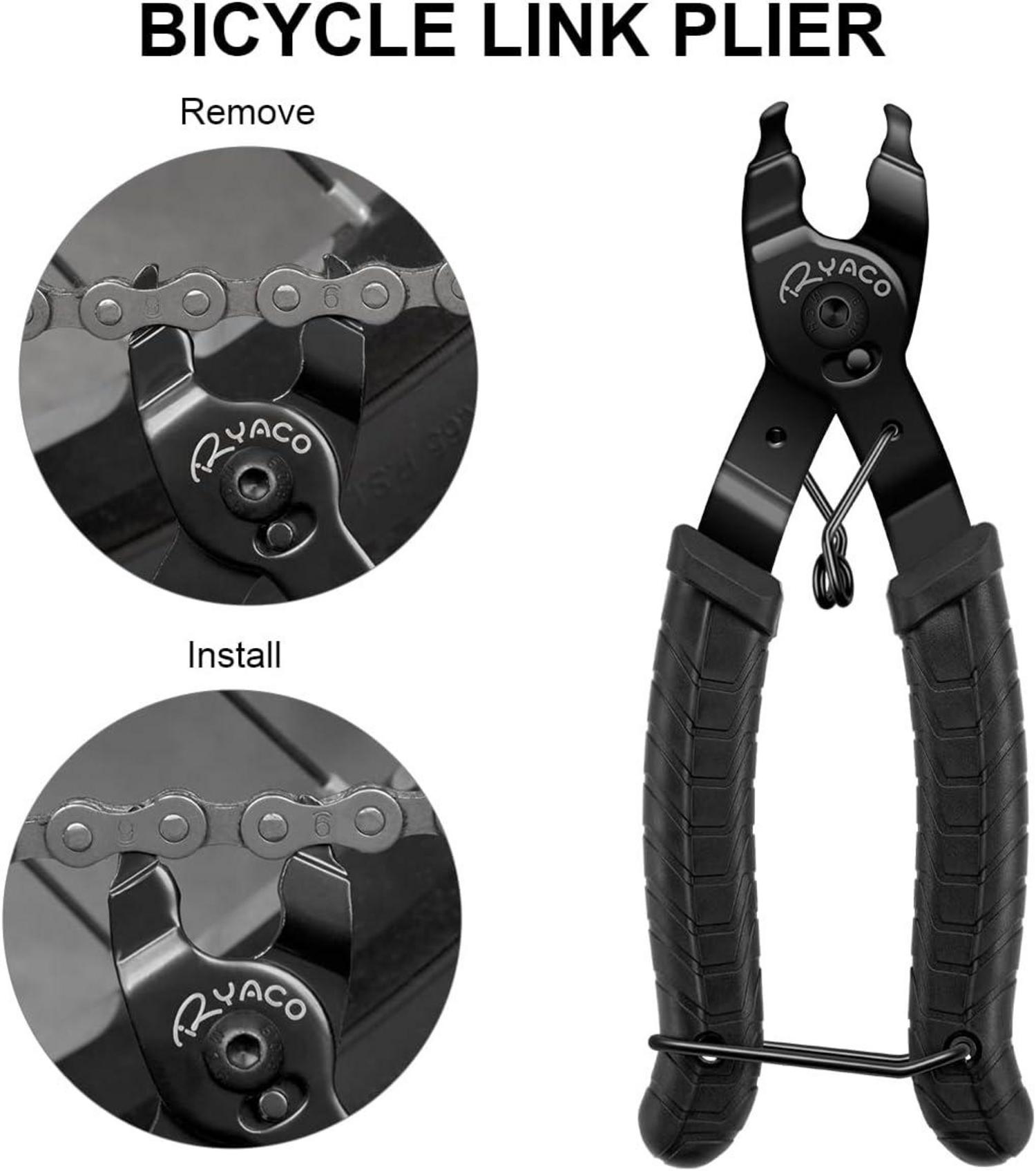 RYACO Fahrrad Kettennieter Set 6-12 Fach Kettenzange Nieten