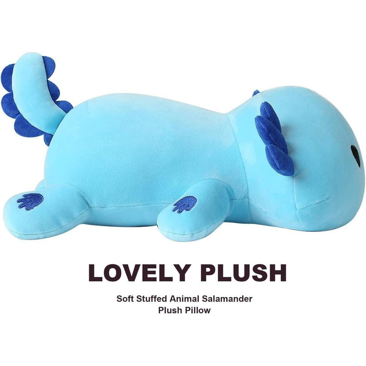 Axolotl Kuscheltier Plüschtier 33cm Blau - Kawaii Stofftier Geschenk