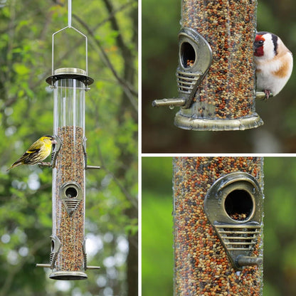 Metall-Vogelfutterspender für draußen, 6