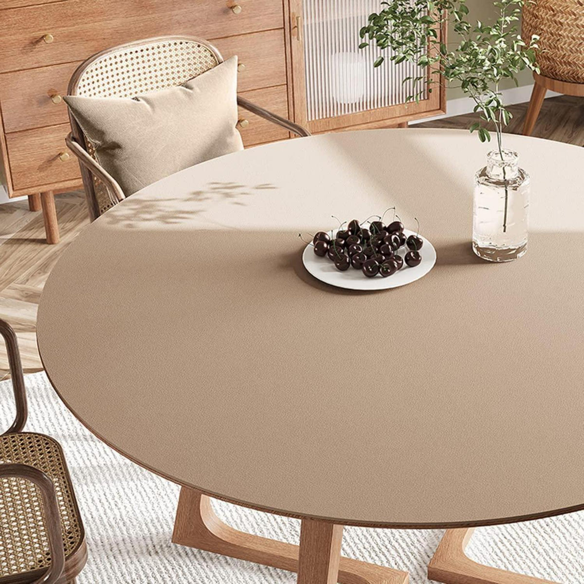 PU Tischdecke 80x200cm Khaki – Wasserdicht & Schutzfolie