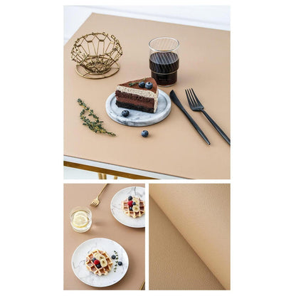 PU Tischdecke 80x200cm Khaki – Wasserdicht & Schutzfolie